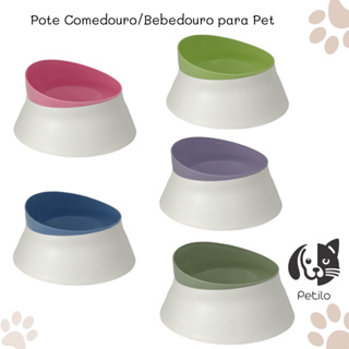 Pote Pesado Comedouro ou Bebedouro Pet - Tigela Pesada - Cachorro/Gato - P/M/G - Família Estimação em Oferta na Shopee