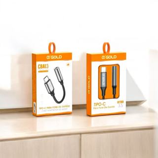 Adaptador a-GOLD Tipo C para Fone de Ouvido P2 P3/CBA13 3.5mm em Oferta na Shopee