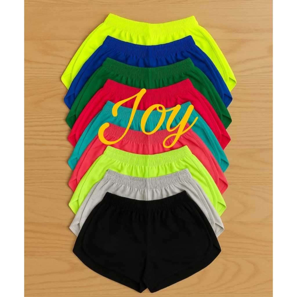 Kit 5 Shorts tactel feminino academia shortinho caminhada saída de praia em Oferta na Shopee