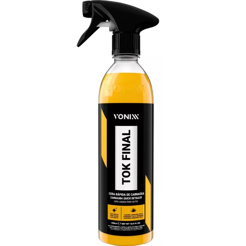 Cera Automotiva Carnaúba Tok Final 500ml Vonix