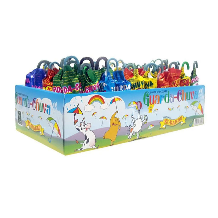 Guarda Chuva De Chocolate C/50 Unidades - Ki-Kakau em Oferta na Shopee