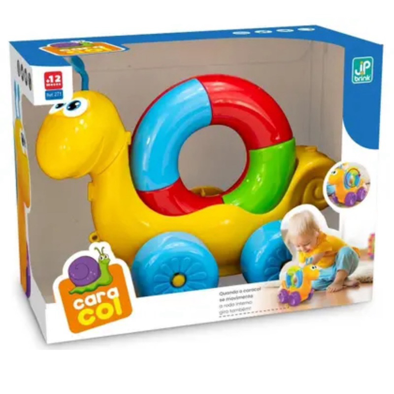 Brinquedo Didático Caracol Encantado Jp Brink Interativo