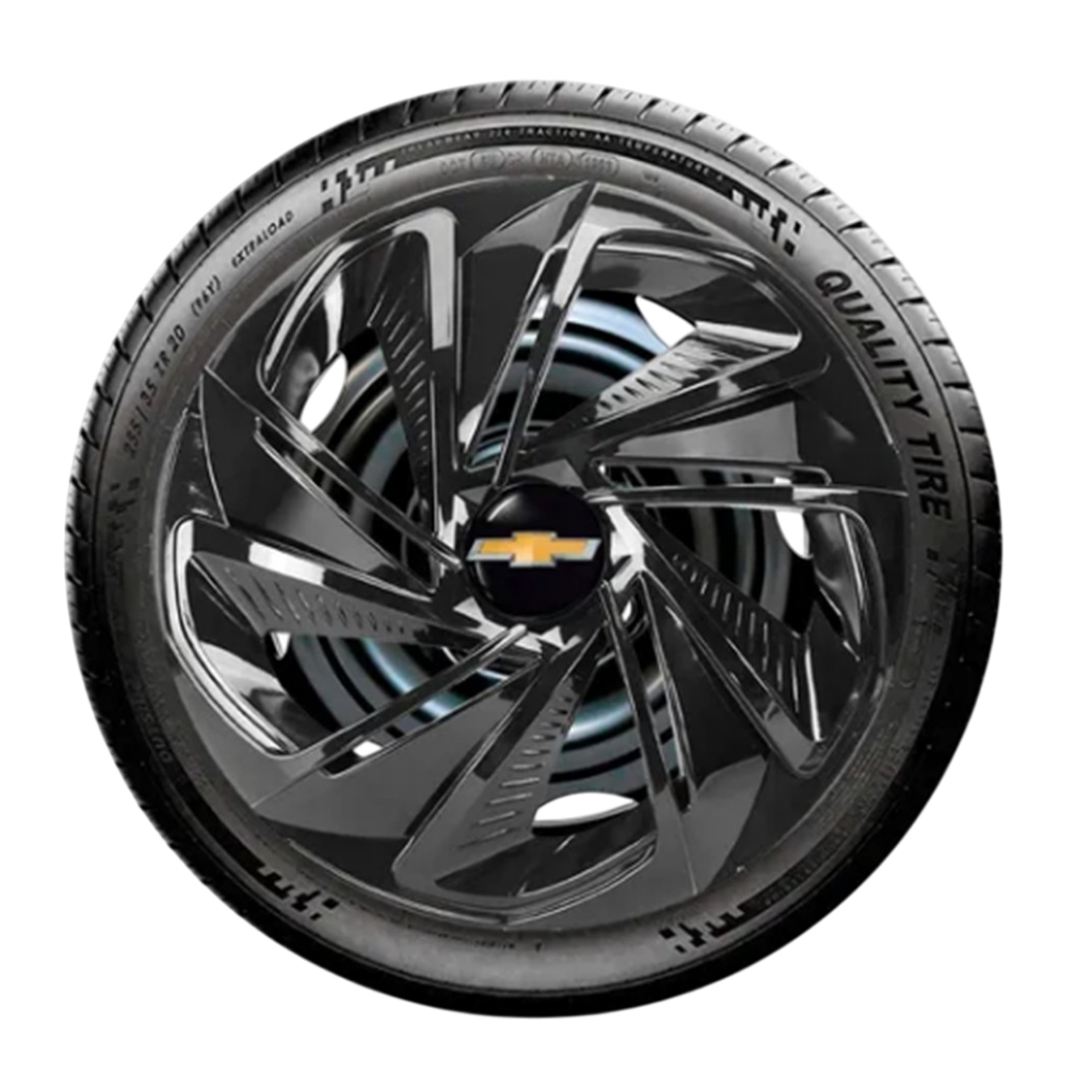 Jogo 4 Calotas Esportiva Nitro Preto Brilhante Aro 14 Adaptável Celta Corsa Sonic Montana Meriva Zafira Agile Cobalt