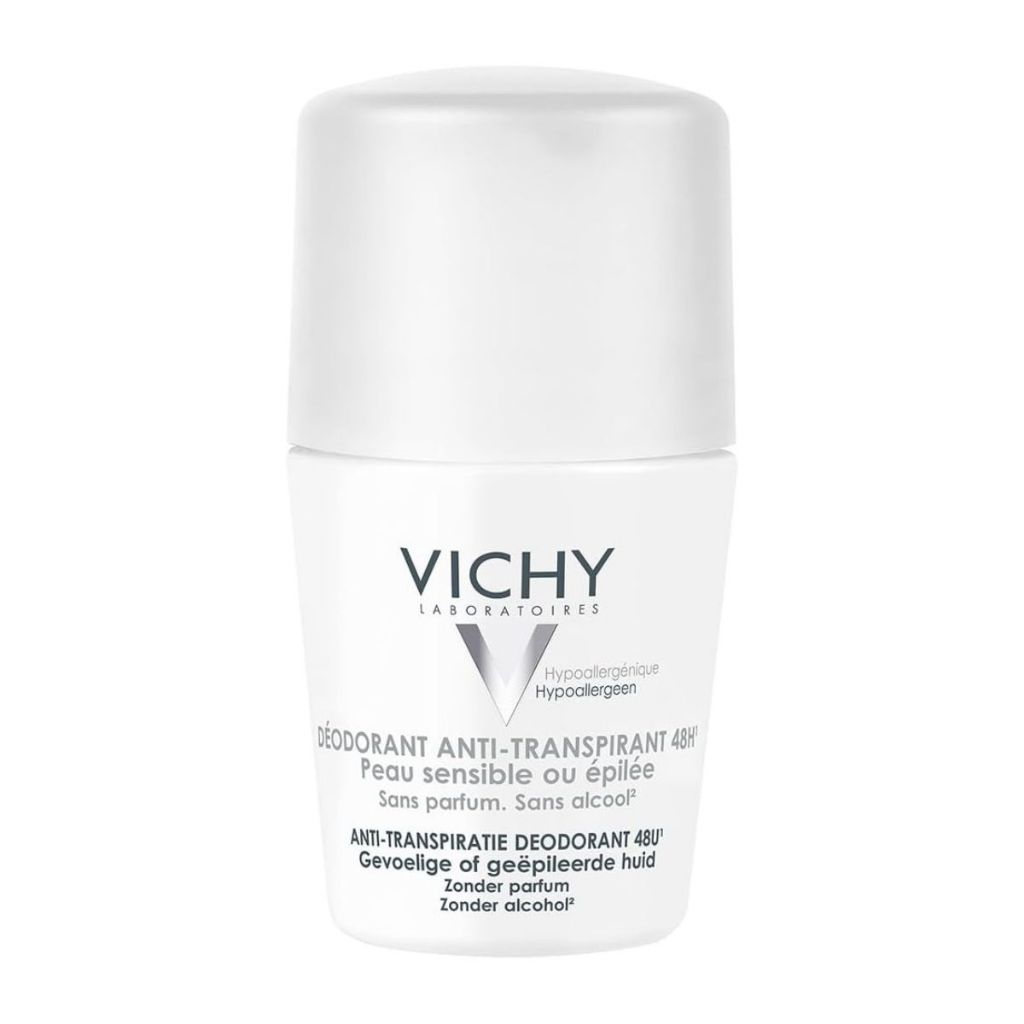 Desodorante Antitranspirante Vichy Roll-on Pele Sensível 48h Com 50ml