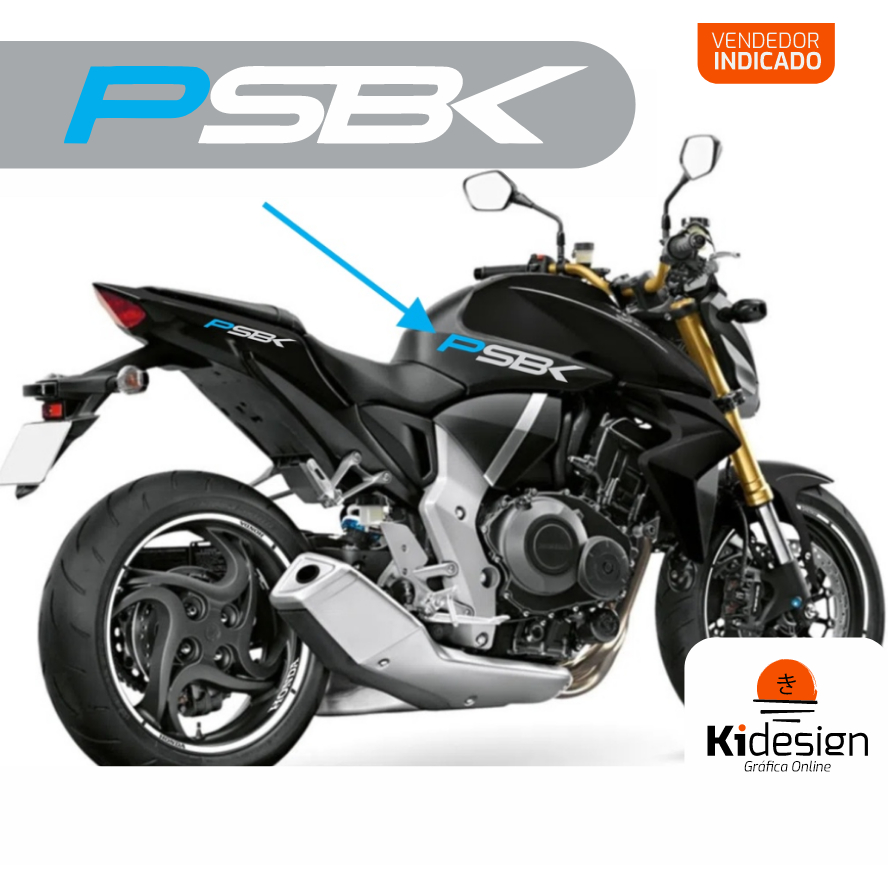 PSBK Preparação Adesivo Decorativo para Motos SuperBikes Preparadas em Oferta na Shopee