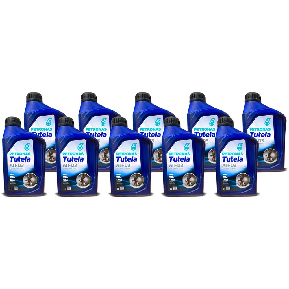 Kit 10 Litros Oleo Cambio Automatico Petronas Tutela D3 ATF 10W Dexron 3