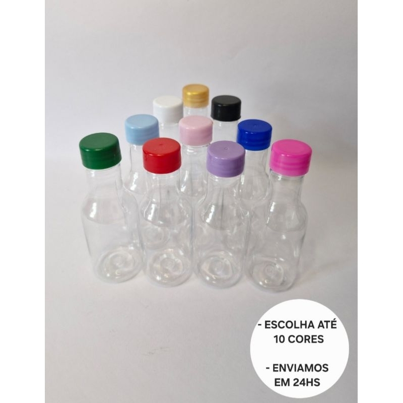 30 uni Mini garrafinhas para lembrancinhas e festas 50ml em Oferta na Shopee