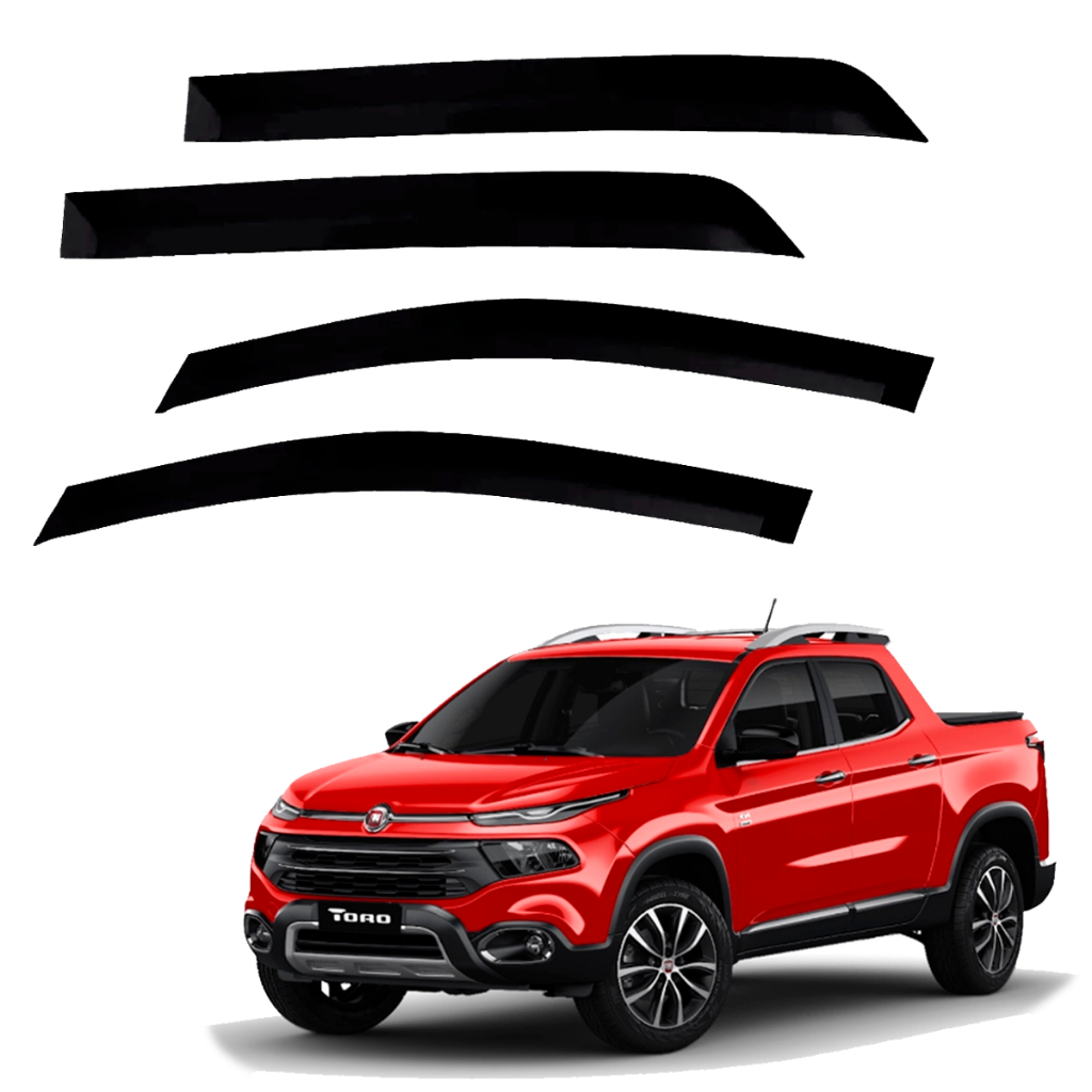 Jogo Calha de Chuva Defletor TORO 2016 a 2025 4 Portas em Oferta na Shopee