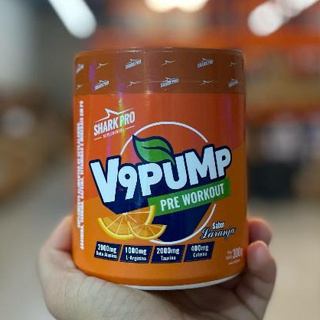 V9 Pump Shark Pro 300g Pré Treino Beta Alanina Todos sabores em Oferta na Shopee