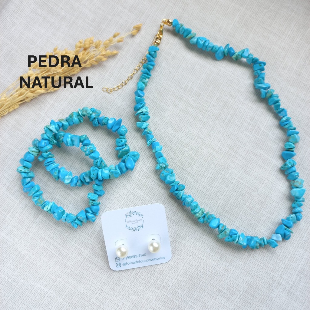 Brinco Turquesa Natural: Onde Comprar | BuscaProdutos