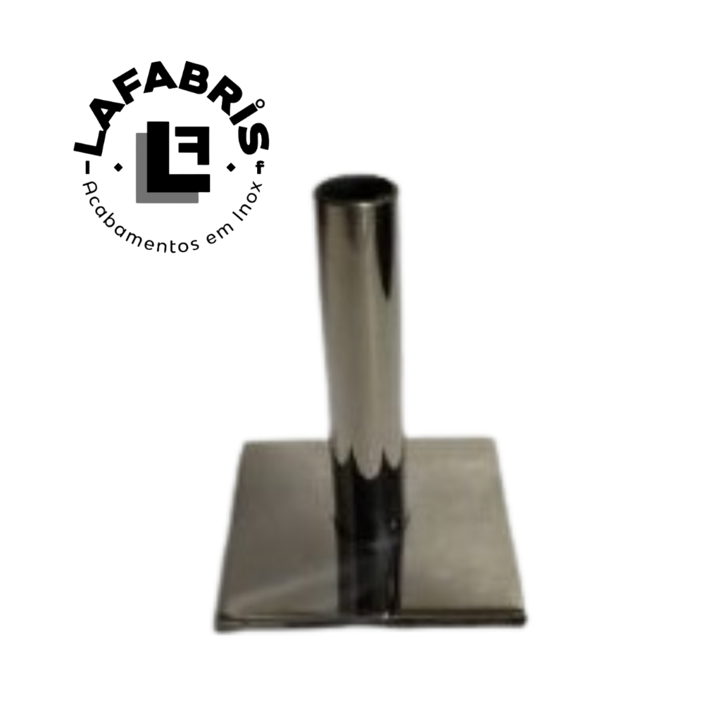 10 UND PROLONGADOR 50X50 EXTENSOR DE CORRIMÃO INOX 304 POLIDO