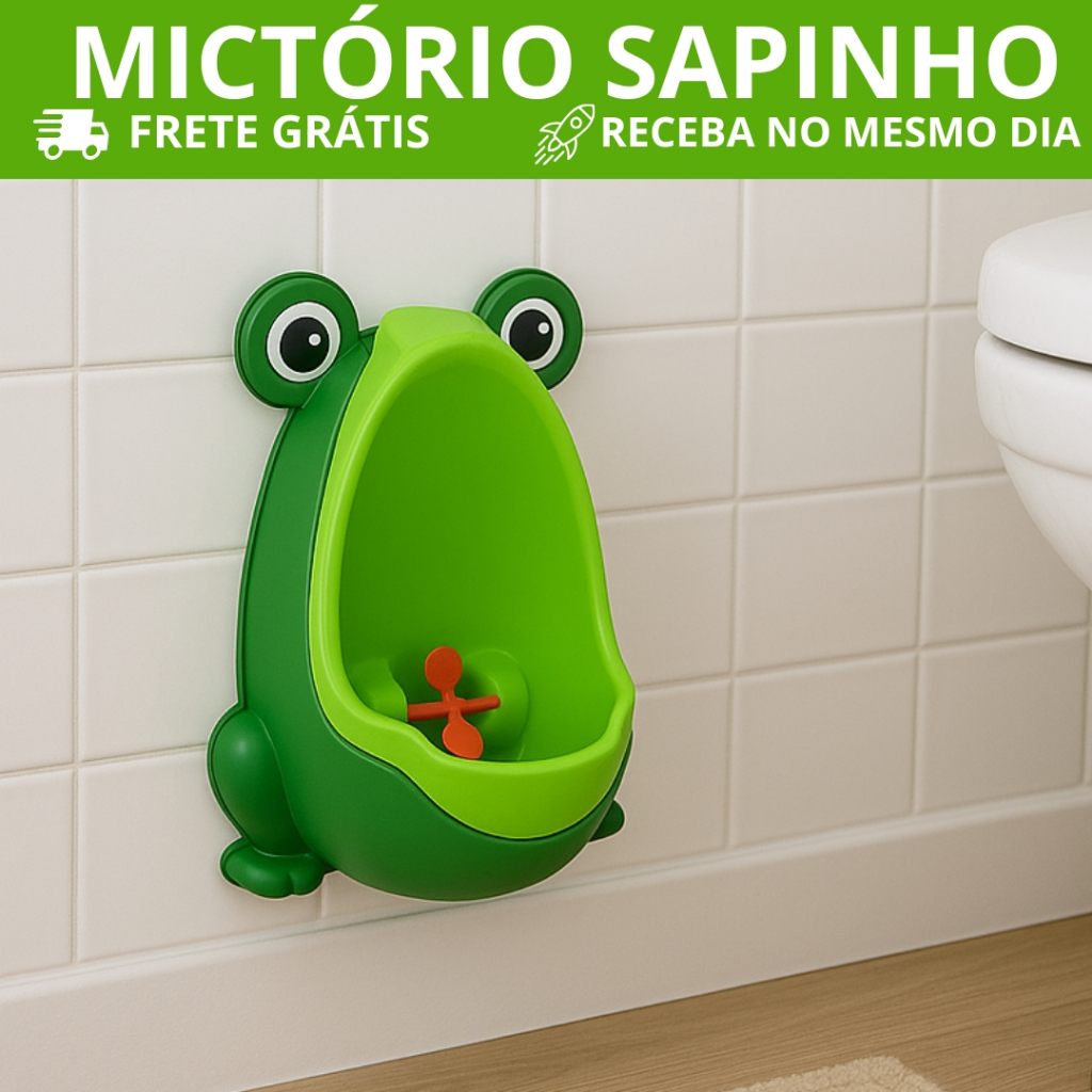 Mictorio Sapinho Pinico Verde Desfralde Criança Treino Baby em Oferta na Shopee