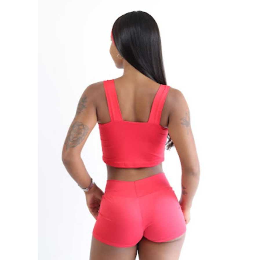 Short feminino em poliéster total conforto em Oferta na Shopee