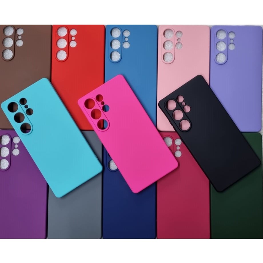 Capa Capinha Para- S25 ultra - Samsung Silicone Aveludado POR DENTRO