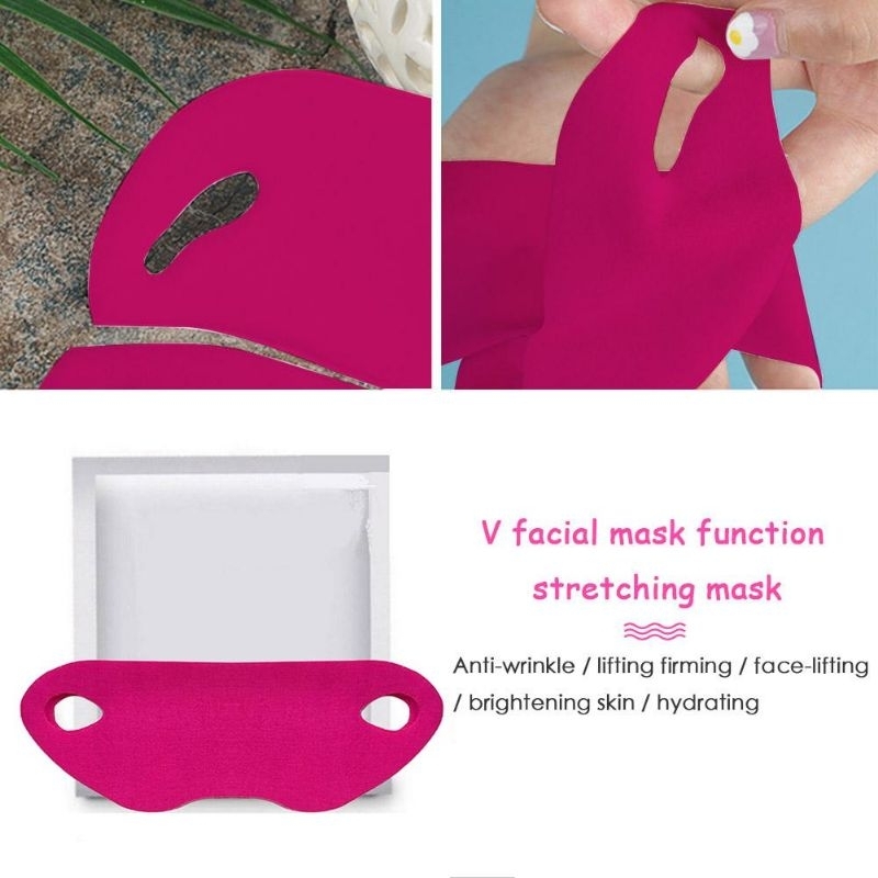 Máscara Facial Levantamento Queixo Rejuvenescedor 1 peça. — imagem 2 de 2