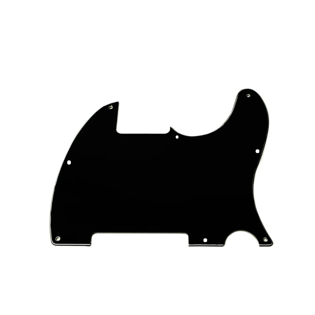 ESCUDO PARA GUITARRA TELECASTER PRETO SEM FURO RONSANI 786