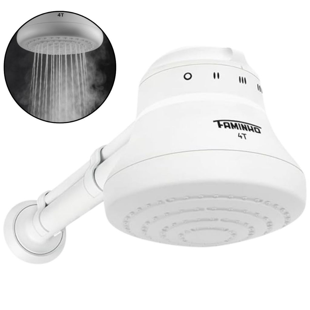 Chuveiro Elétrico Fame Faminho 4 Temperaturas com Cano 30cm em Oferta na Shopee
