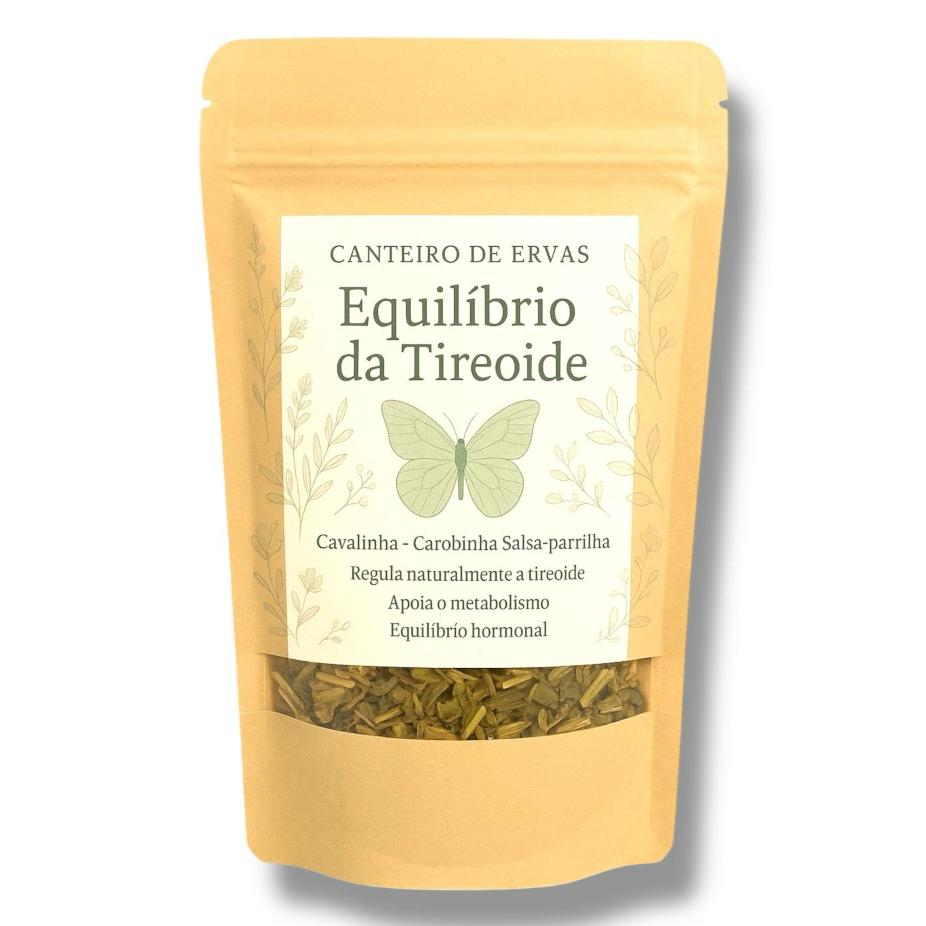 Chá Equilibrio da Tireóide 90g Canteiro de Ervas em Oferta na Shopee