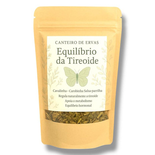 Chá Equilibrio da Tireóide 90g Canteiro de Ervas em Oferta na Shopee