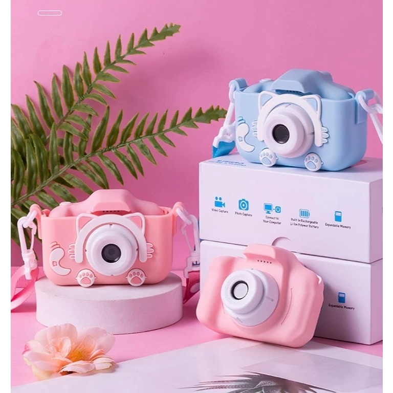 Câmera digital fotográfica infantil criança lançamento presente de aniversário em Oferta na Shopee