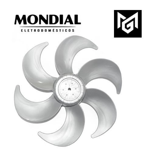Hélice Para O Ventilador Mondial 30cm Prata