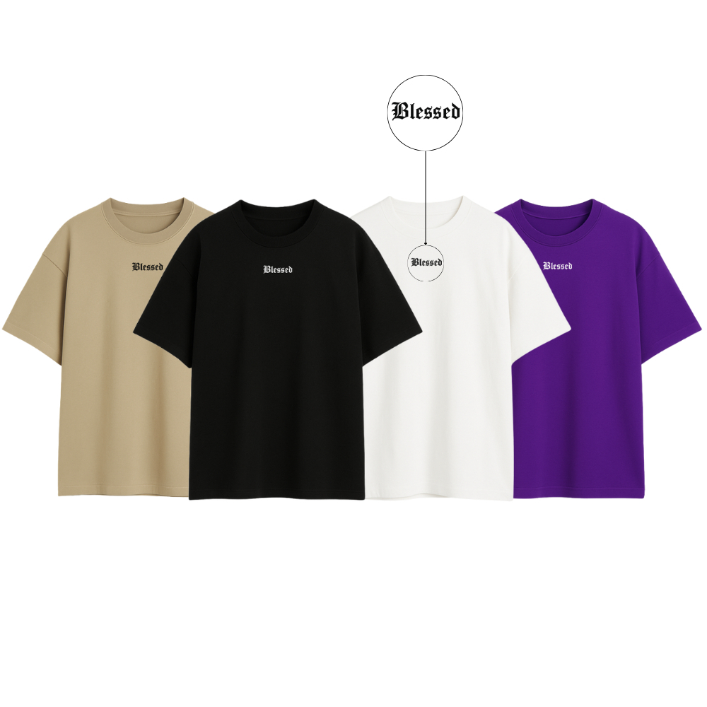 Camiseta Oversized Casual Básica Lisa Reta