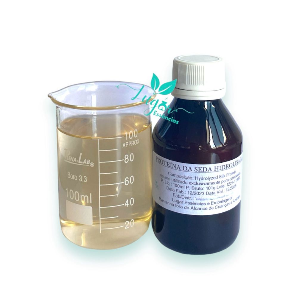 Proteína da Seda 100ml - Uso cosmético em Oferta na Shopee