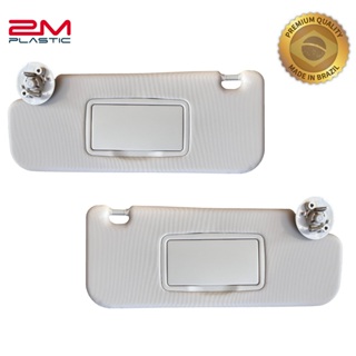 2MPLASTIC Quebra Sol Onix Prisma Cobalt Spin 2012/... Cinza Com Espelho em Oferta na Shopee