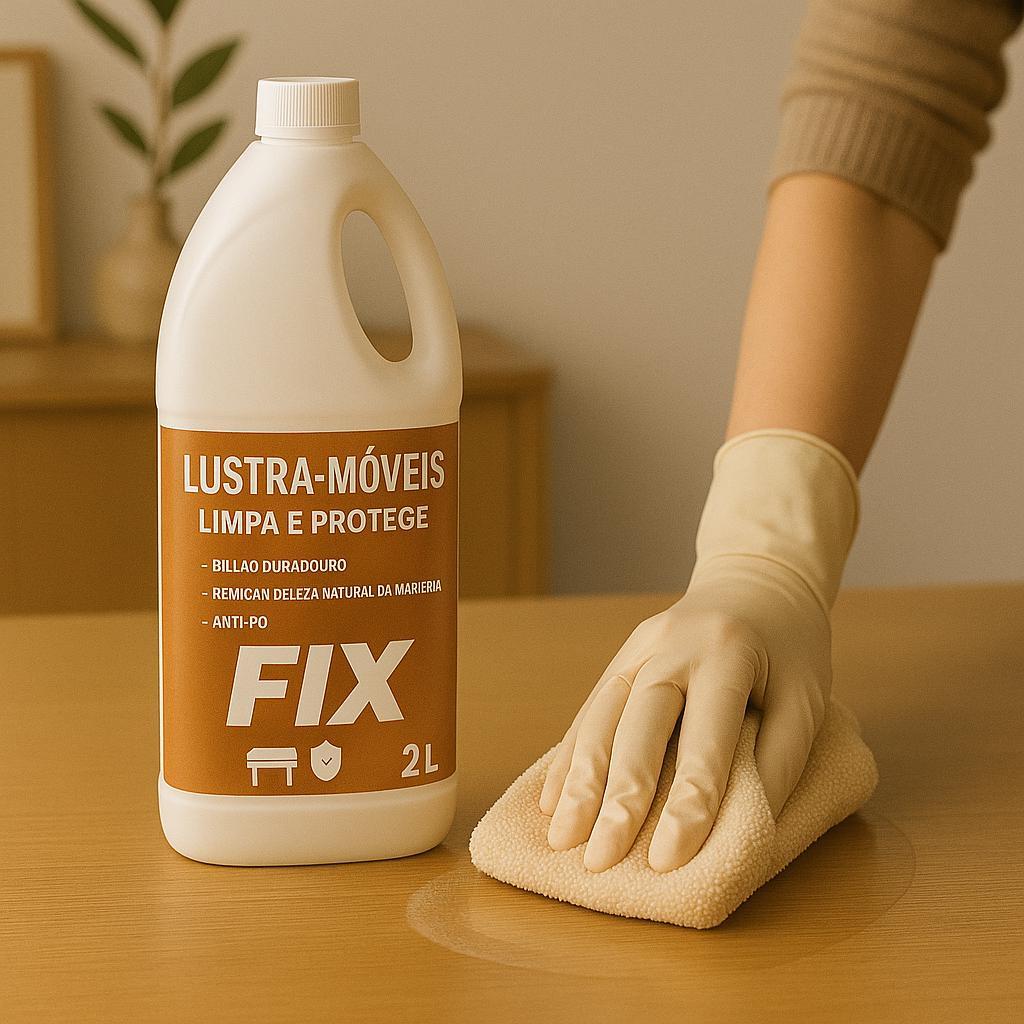 Lustra Móveis 2 Litros fix  da brilho e perfuma