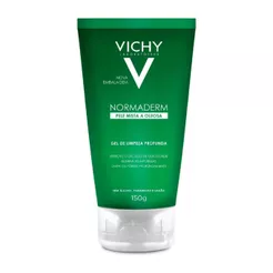 Gel De Limpeza Profunda Facial Vichy Normaderm Pele Mista A Oleosa Com 150g