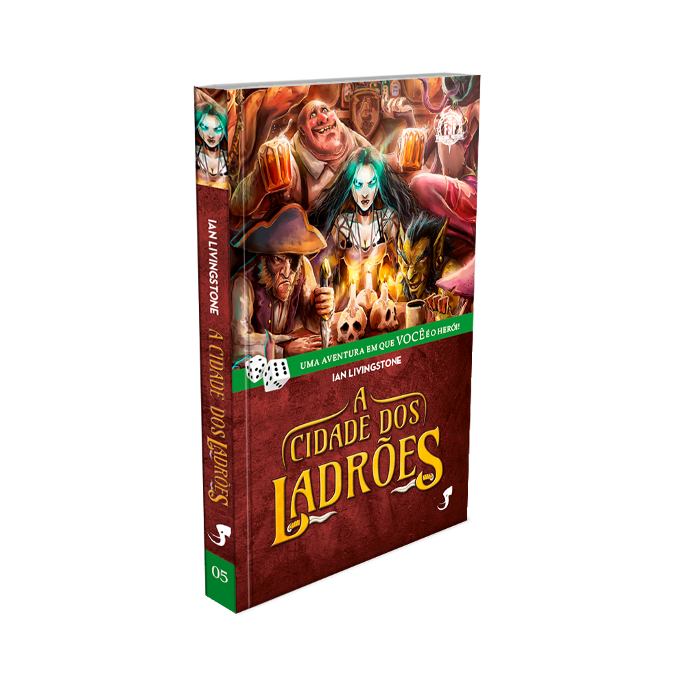 Livro Jogo RPG: Cidade dos Ladrões Fighting Fantasy - FF05
