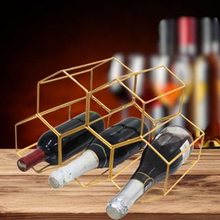 Adega Suporte de Vinho Colmeia Aramado Empilhável Decoração Porta Garrafas Decorativo em Oferta na Shopee