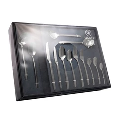 Faqueiro Wolff Viena 54 e 101 Peças De Aço Inox 8 pessoas + servir