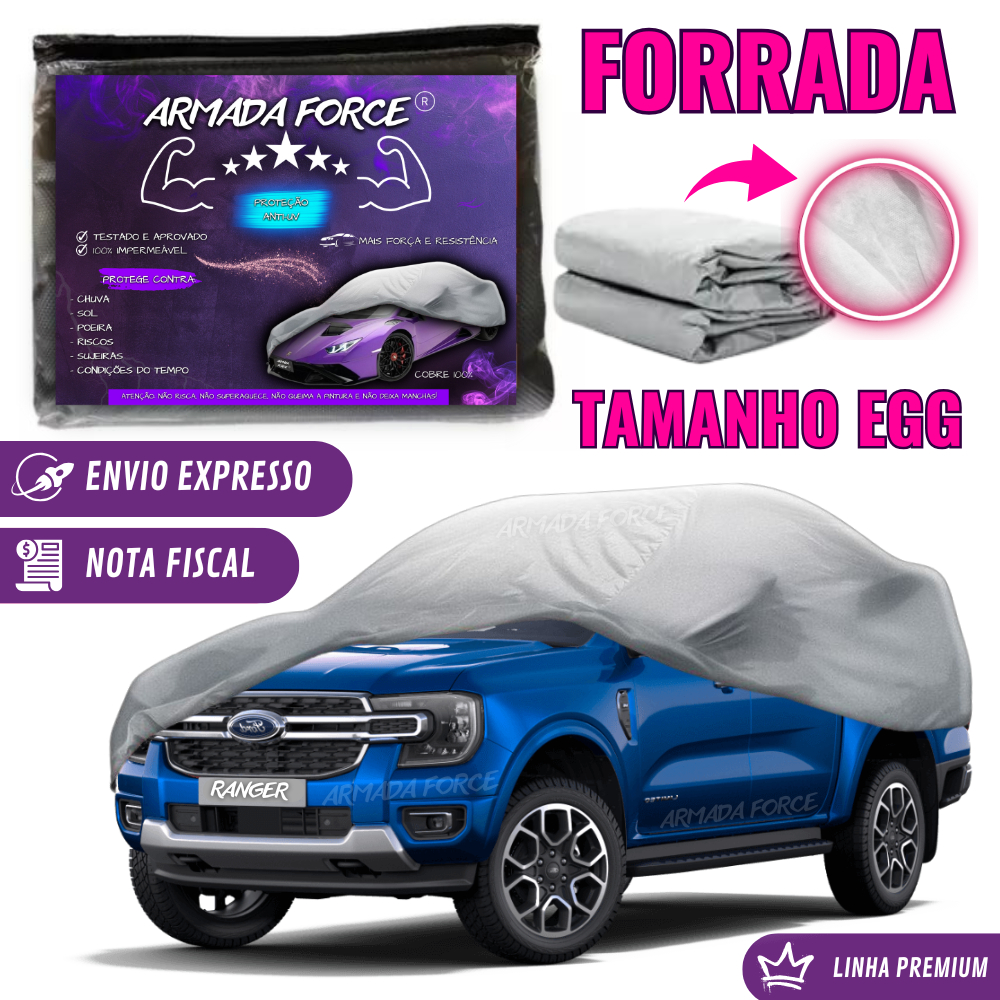 Capa Cobrir Caminhonetes L200, Amarok, Ranger, Ram 1500, D20, Hilux, F150, Dakota, Frontier, S10