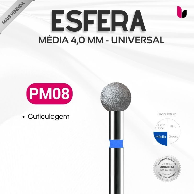 08 Broca Diamantada - Esféra (Mais Vendida) - 4,0mm em Oferta na Shopee