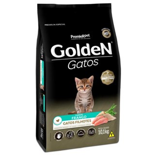 Ração Golden Gatos Filhotes Sabor Frango 10,1kg