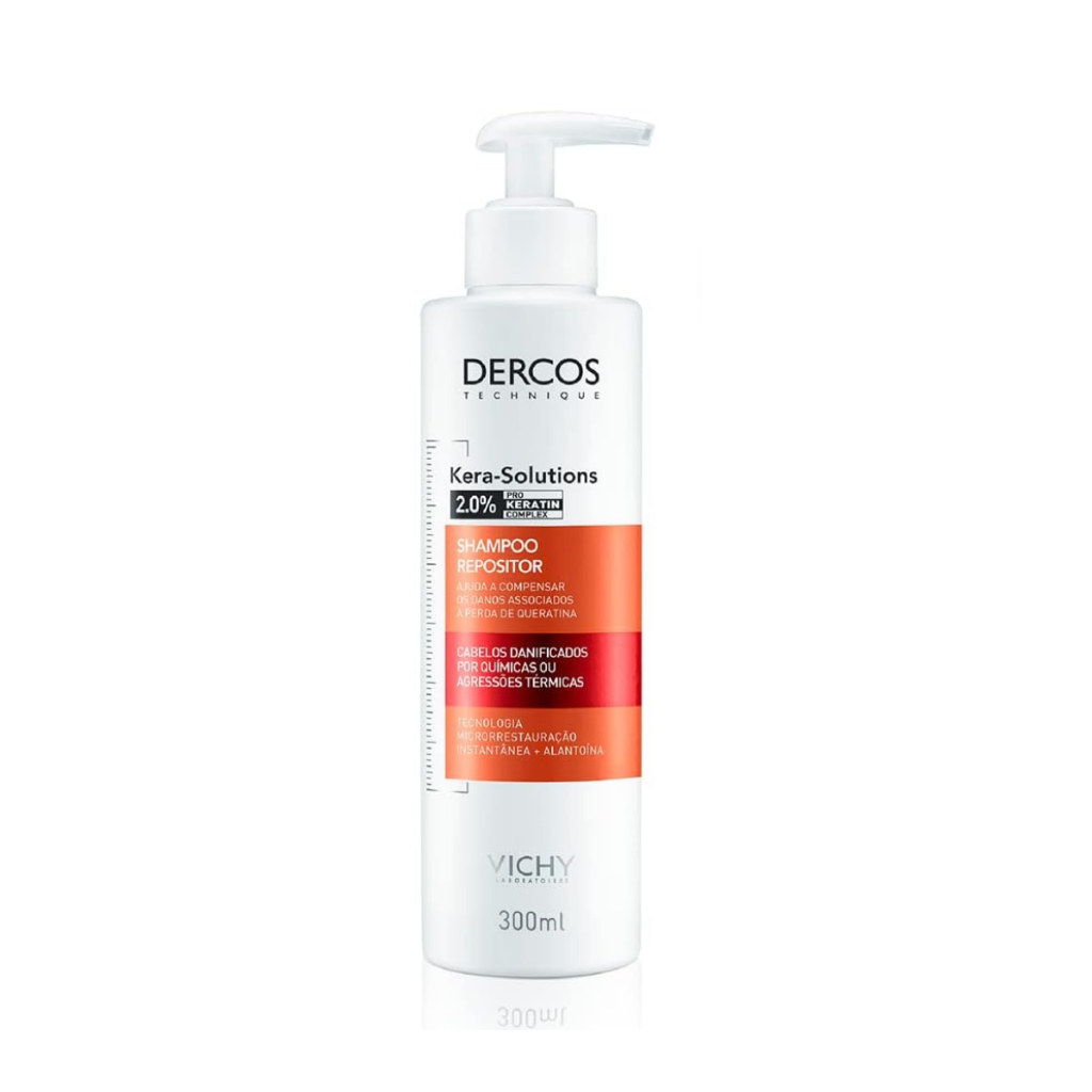 Shampoo Vichy Dercos Kera-Solutions Repositor Cabelos Danificados Com 300ml
