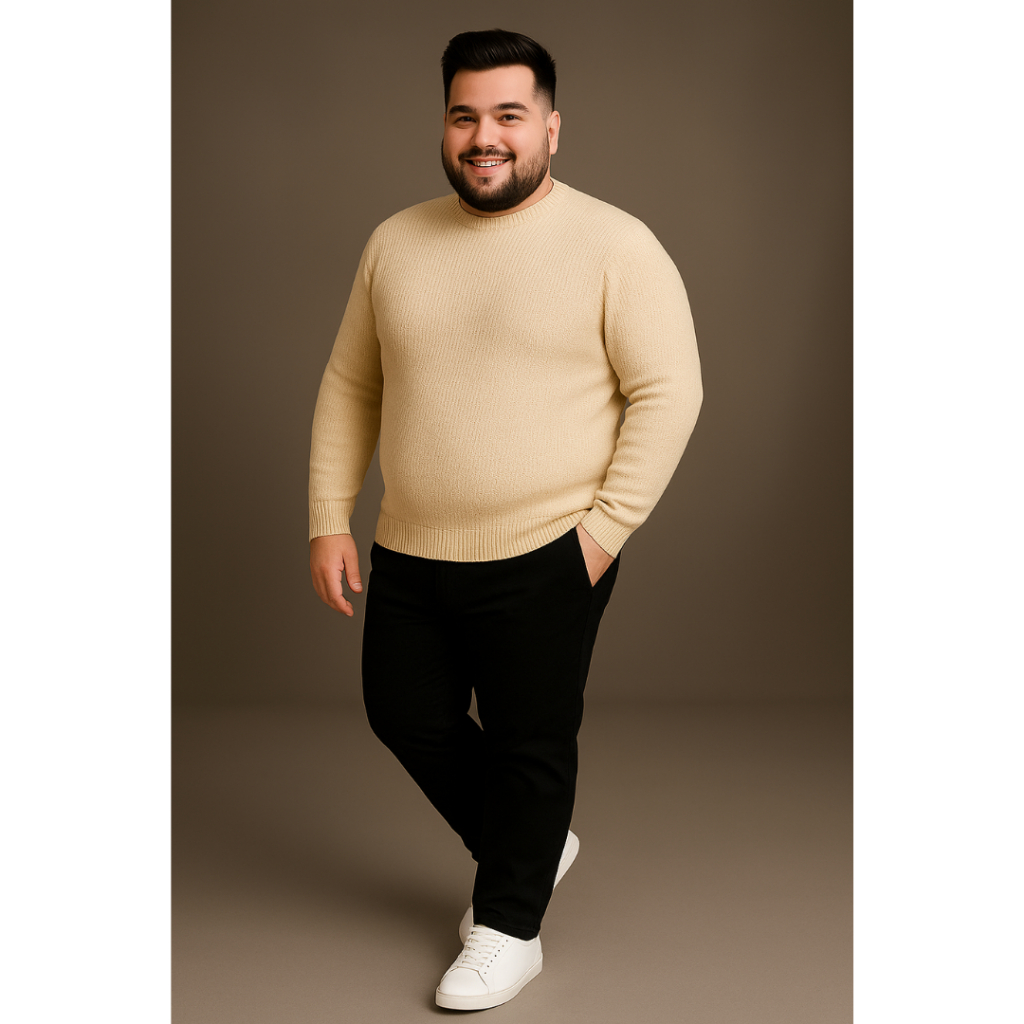 Sueter masculino Plus Size Blusa de frio G1 G2 G3