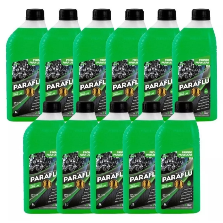 Aditivo Radiador Paraflu 11 Litros Hibrido VERDE Long Life Pronto para uso 103016 em Oferta na Shopee