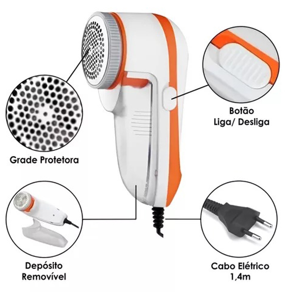 Papa Bolinha Elétrico Profissional Grande Com Fio Bivolt 110/220V