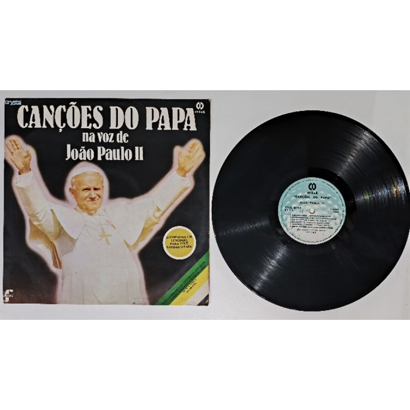 LP Vinil - Canções do Papa na voz de João Paulo II
