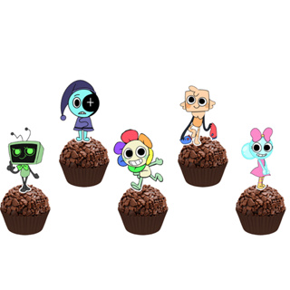 40 TOPPER/TOPINHOS/TAG DOCINHOS CUPCAKE Dandys World (LEIA A DESCRIÇÃO) em Oferta na Shopee
