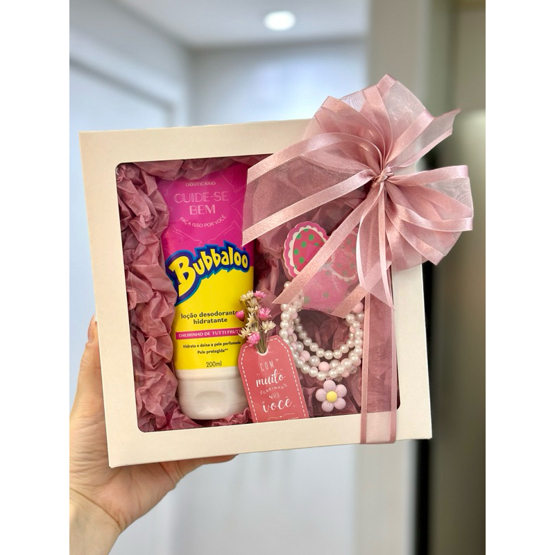 Kit Presente Menina Infantil / Teen - Boticario, Natura, Jequiti, para Aniversário, Dia das crianças, natal, mimo