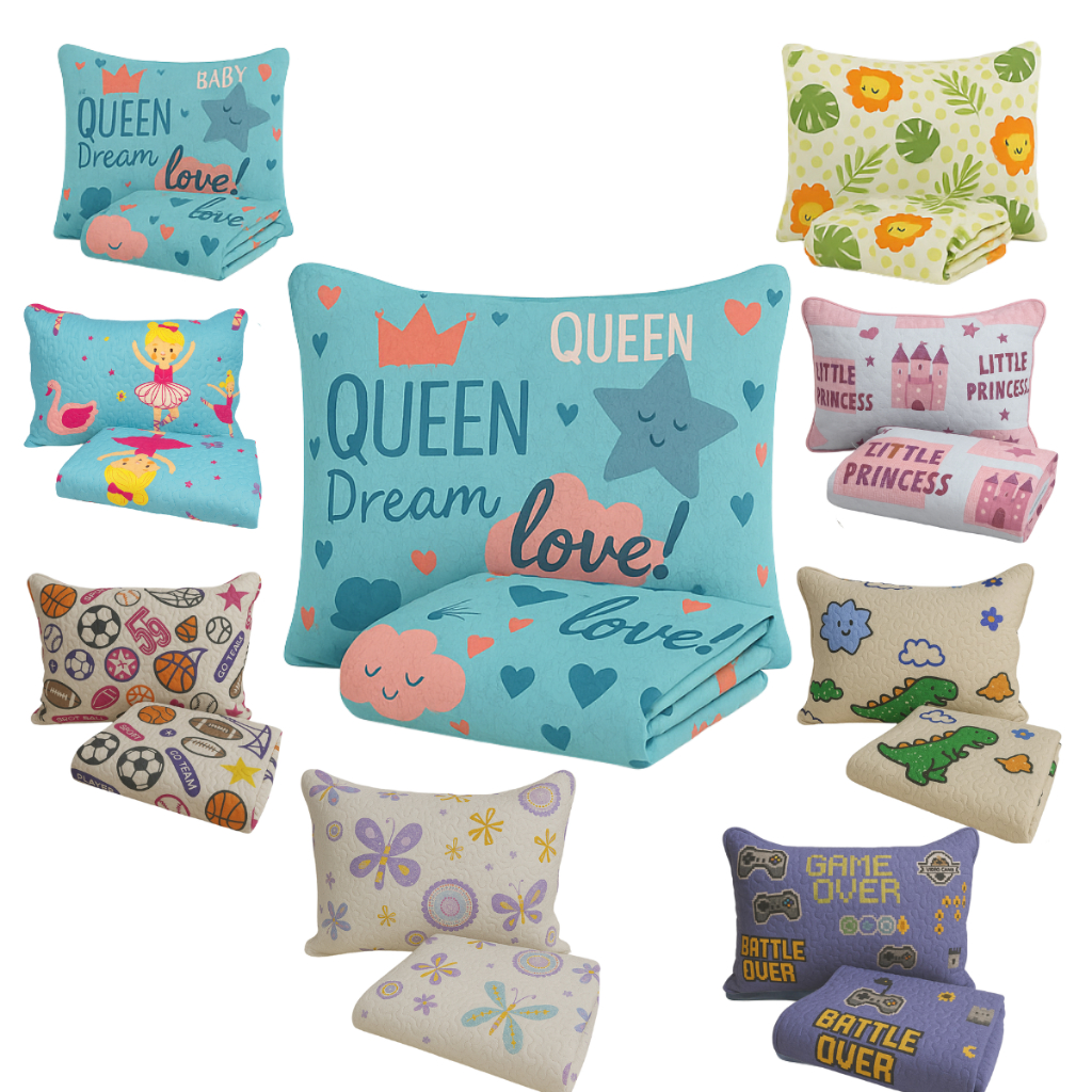 Colcha Cobre Leito Solteiro Studio MIx Premium Matêlado Bouti Kids