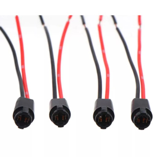 Kit 4 Soquete T5 Pingo Com Chicote. 12/24V. em Oferta na Shopee