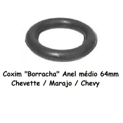 COXIM ESCAPAMENTO GM OPALA/CHEVETT/CARAVAN/MONZA ANEL MEDIA 64MM