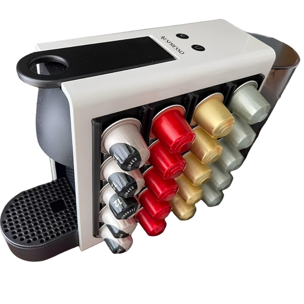 Porta Cápsulas Suporte Organizador NESPRESSO p/20 Cápsulas Café Parede/ Lateral em Oferta na Shopee