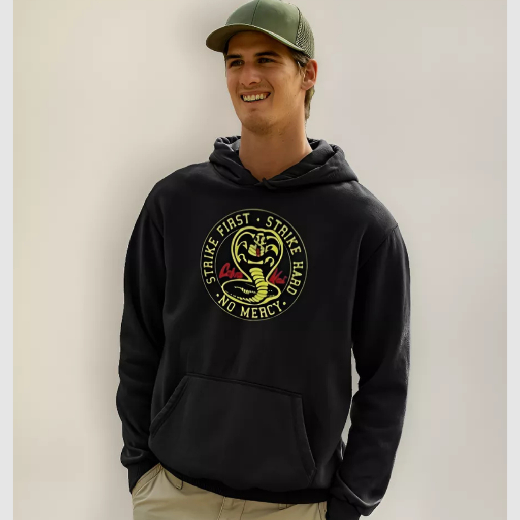 Moletom Masculino Canguru Casaco Inverno Cobra Kai Karate Kid Ofertas