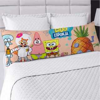 Travesseiro De Corpo Com Fronha Xuxão Fibra de Silicone Personalizado 1.25x0.45cm Quarto Bob Esponja em Oferta na Shopee