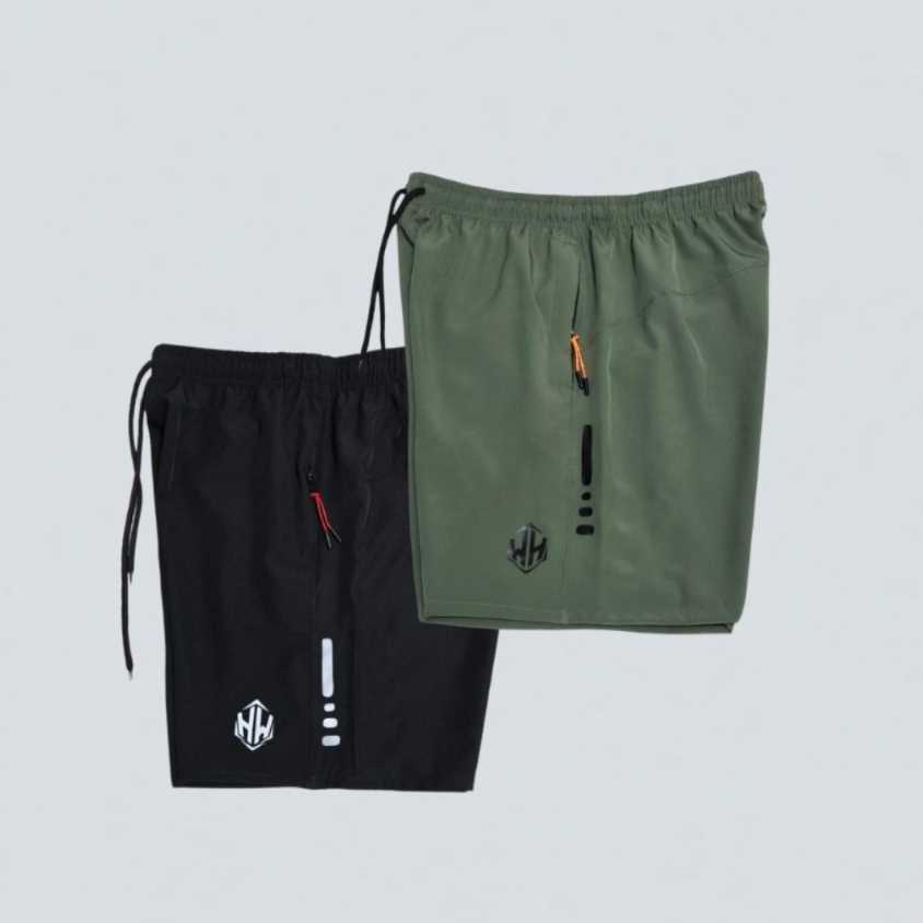 Kit 2 Bermuda Short Tactel Com Elastano Short Masculino Academia Treino Esporte  Praia Basico Liso em Oferta na Shopee